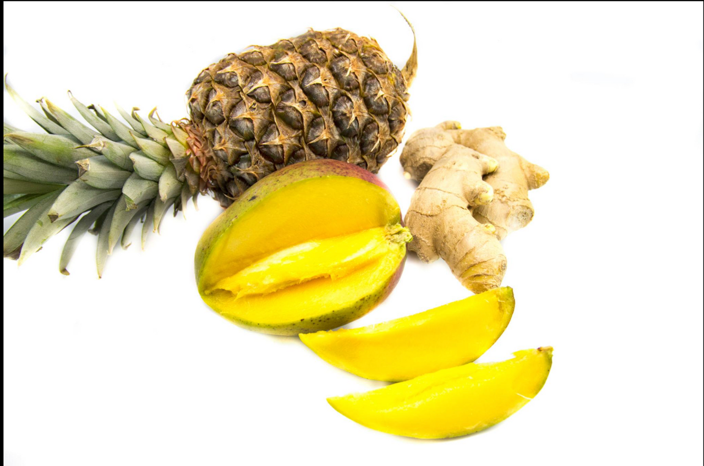 Tropical Mango Pineapple Organic Ginger Juice