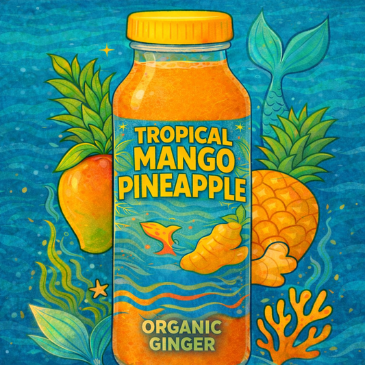 Tropical Mango Pineapple Organic Ginger Juice