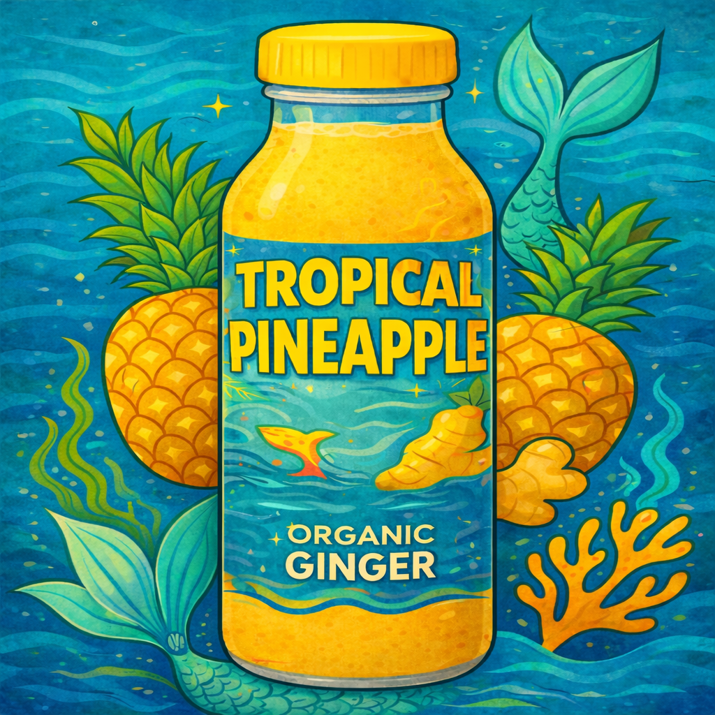 Tropical Pineapple Organic Ginger Juice